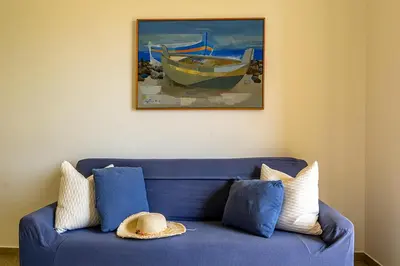 Area soggiorno di Suite Home Astrid