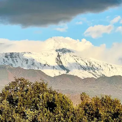 Paesaggio naturale nelle vicinanze della villa