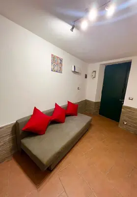 Area soggiorno di Etnea house Catania center