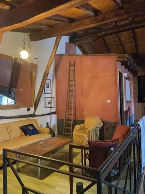 Area soggiorno di Wine House 1850