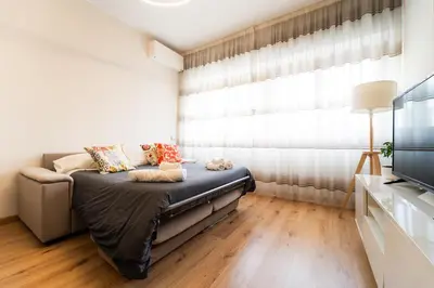 TV o dispositivi per l'intrattenimento presso Exclusive 2 Bedroom Apartment [Catania Center]