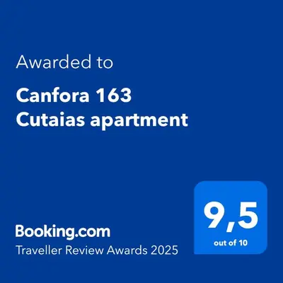 Certificato, attestato, insegna o altro documento esposto da Canfora 163 Cutaias apartment