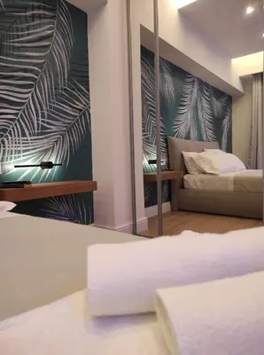 Letto o letti in una camera di Paisiello house