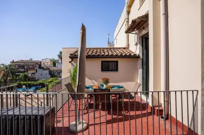 Balcone o terrazza di Le Dimore del Corso Acireale I - Sicily Stay, fra Catania, Taormina, il Mare e l'Etna