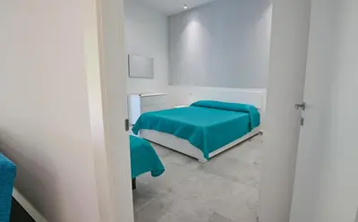 Letto o letti in una camera di Al Vicolo