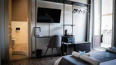 Letto o letti in una camera di Celeste Rooms - Boutique B&B with Breakfast near Via Etnea