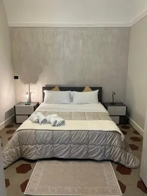 Letto o letti in una camera di Casa centro storico Gioia