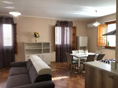 Area soggiorno di Casa Francesco