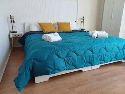 Letto o letti in una camera di Giardino Siciliano B&B