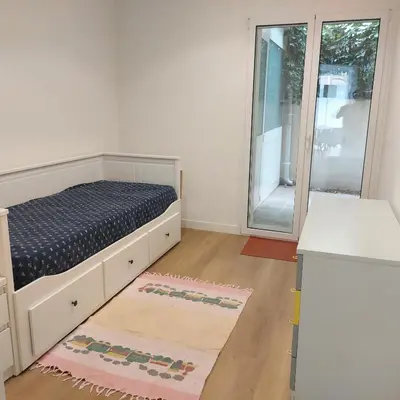 Letto o letti in una camera di La casa di Matías