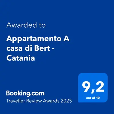 Certificato, attestato, insegna o altro documento esposto da Appartamento A casa di Bert - Catania