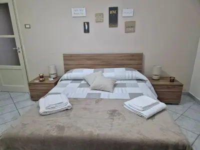 Letto o letti in una camera di A casa di Nonna
