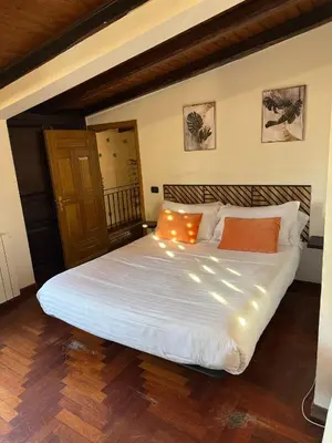 Letto o letti in una camera di R-HOME Li Cuti