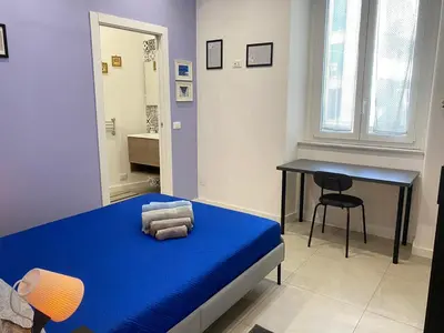 Letto o letti in una camera di A Casa di Francesco e Maria