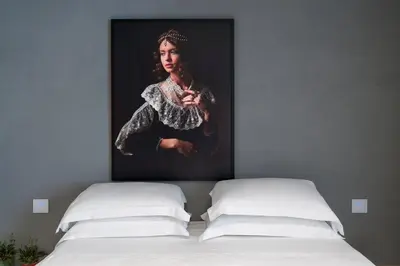Letto o letti in una camera di Catania Smart Apartments