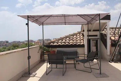 Balcone o terrazza di La Pietra Nera - Etna Home