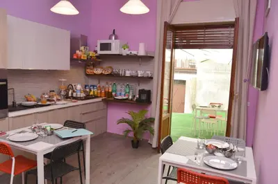Cucina o angolo cottura di B&B Fiori di Lava