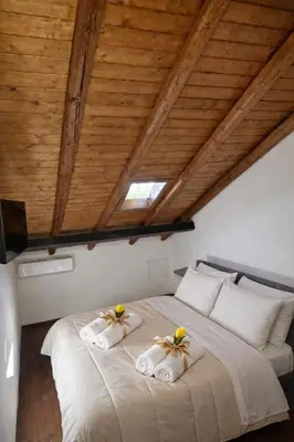 Letto o letti in una camera di Cecilia's home