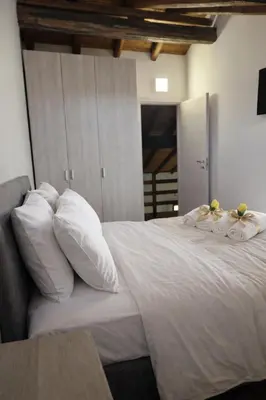 Letto o letti in una camera di Cecilia's home