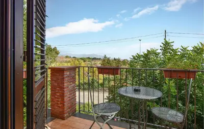 Balcone o terrazza di Nice Home In Sant'alfio With Sauna