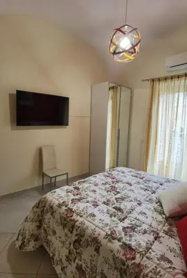 Letto o letti in una camera di Casa San Brasi di Mariano e Lucia