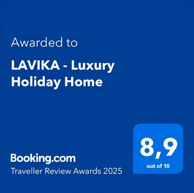 Certificato, attestato, insegna o altro documento esposto da LAVIKA - Luxury Holiday Home