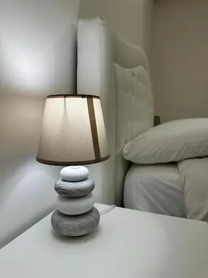 Letto o letti in una camera di Serenity house