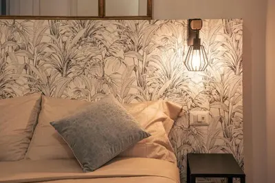 Area soggiorno di Elegant design apartment in historical city center