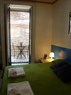 Letto o letti in una camera di Gianluca's Room