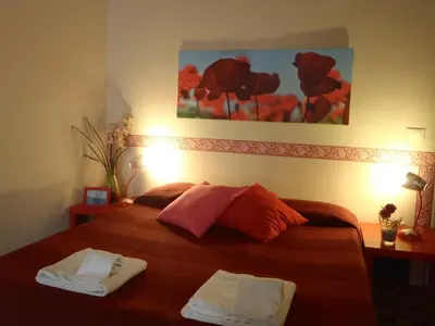 Letto o letti in una camera di Gianluca's Room