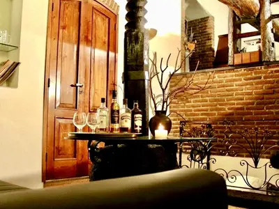 Area soggiorno di B&B Villa Loriana