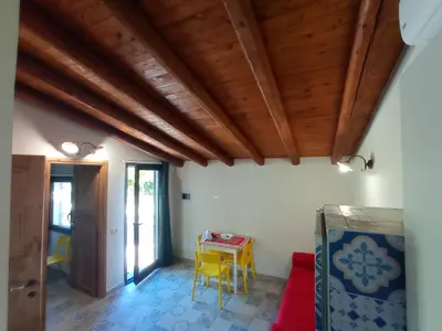 Area soggiorno di Ai tre desideri la casita