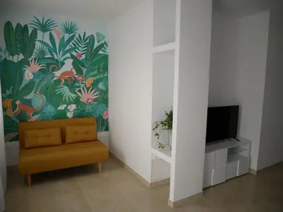 TV o dispositivi per l'intrattenimento presso Casa Vacanze Le Tre Scimmiette Chic