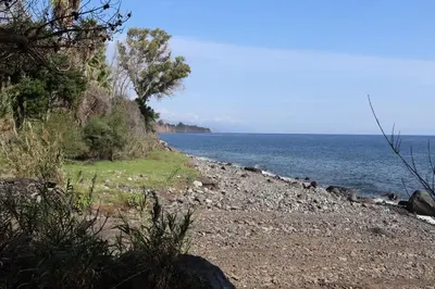 Paesaggio naturale nelle vicinanze del campeggio