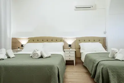 Letto o letti in una camera di Primo Piano