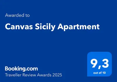 Certificato, attestato, insegna o altro documento esposto da Canvas Sicily Apartment