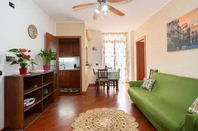 Area soggiorno di Canvas Sicily Apartment