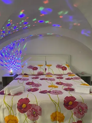 Letto o letti in una camera di Mavi house