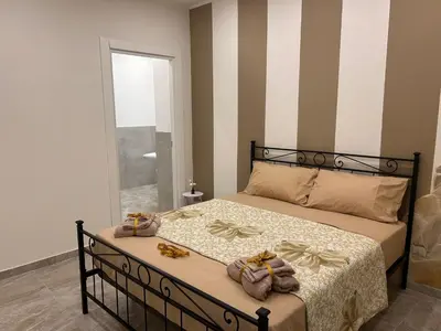 Letto o letti in una camera di Al piccolo borgo