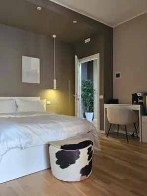 Letto o letti in una camera di Santrid Suites
