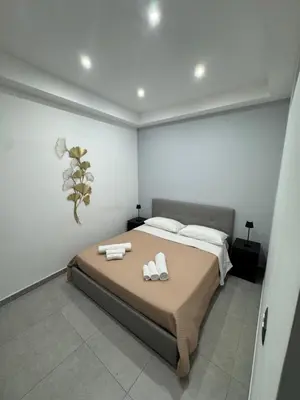 Letto o letti in una camera di Sistra Apartment