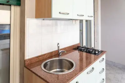 Cucina o angolo cottura di Carlo's Charm Residence Acireale