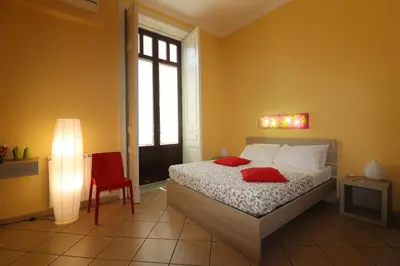 Letto o letti in una camera di B&B Da Rì