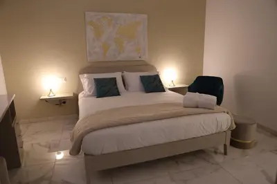 Letto o letti in una camera di Home Antico Vicolo