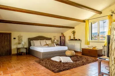 Letto o letti in una camera di Villa TreA
