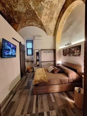Area soggiorno di Giangi Rustic House
