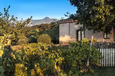 Vista generica sulle montagne o vista sulle montagne dall'interno of country house