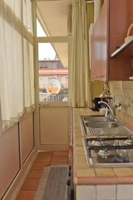 Cucina o angolo cottura di Sea View House, Riposto