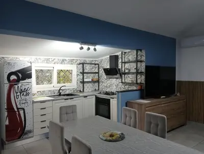Cucina o angolo cottura di Blu Etna Casa Vacanze