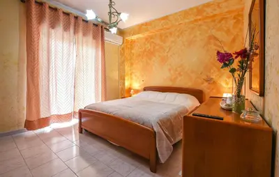 Letto o letti in una camera di 2 Bedroom Stunning Apartment In Mascali
